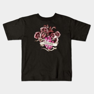 Floral heart 14 Kids T-Shirt